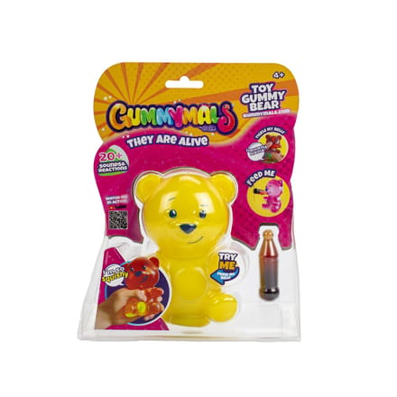 Gummymals - Interactieve Gele Gummy Bear - 20+ reacties en geluiden