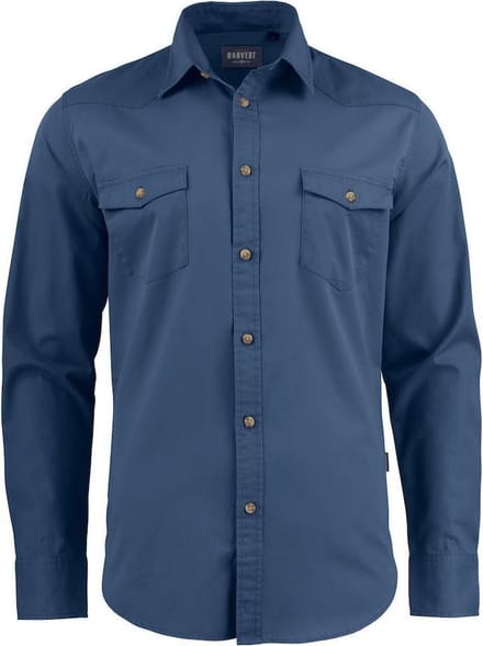 James Harvest SHIRT TREEMORE 2113037 - Marine - M