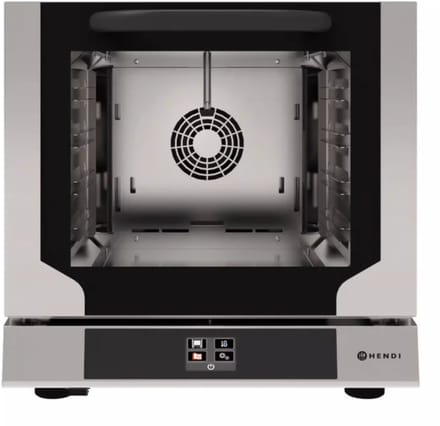 HENDI Stoomoven Hetelucht Compact Touch – 4 trays – 429x345 mm – Touchscreen
