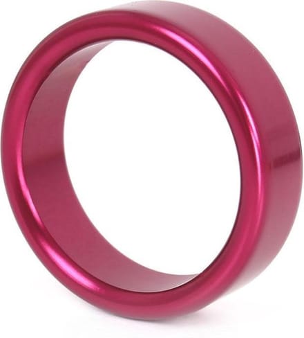 Kiotos - Aluminium Lichtgewicht Cockring - Bordeauxrood 40 mm