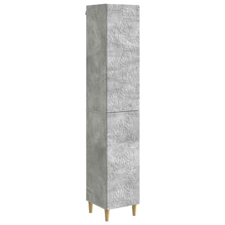 vidaXL - Kast - Set - 2 - st - Betongrijs - Bewerkt - hout