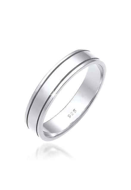 Elli PREMIUM - Ring - Elli PREMIUM Ring Dames Band Paar Bruilloft in 925 sterling zilver - Dames