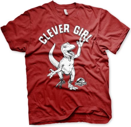 Jurassic Park Clever Girl T-shirt Tango-Red