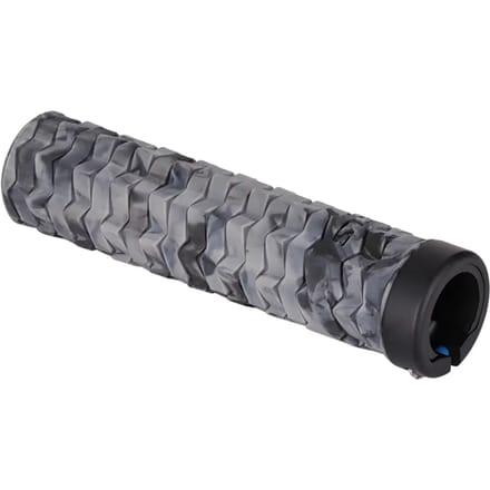 Merkloze Fietshandvatten Lock-On - Grijs/Zwart, 135mm