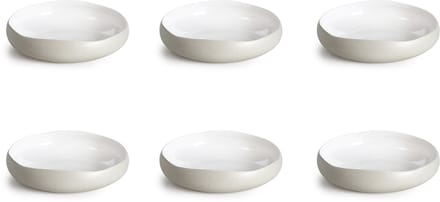 Medard de Noblat - Oslo White - Soep bord 20 cm - 6 delig - Stoneware