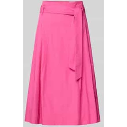 regular fit midirok in plissélook