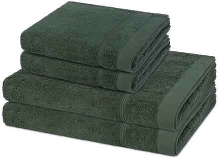Ross Sonstiges 2 X handdoek 2 X douchehanddoek - in set 4 pack Rubin