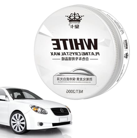 Auto poetsmiddel - Lak hersteller - Auto polijsten - Verzorgende formule - 200 gr - Wit
