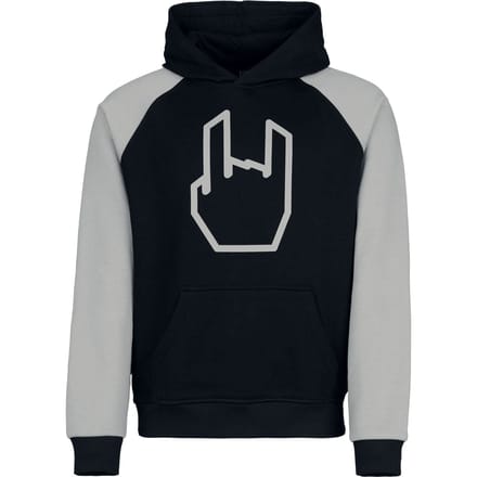EMP Special Collection Trui met capuchon - EMP Rockhand 3D - S tot 5XL - voor Mannen - zwart-grijs