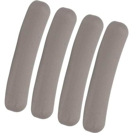 4pcs Coussinets d'aisselle pour béquilles Empêchent le glissement Coussin d'aisselle pour béquilles de remplacement en TPR souple Gris grise