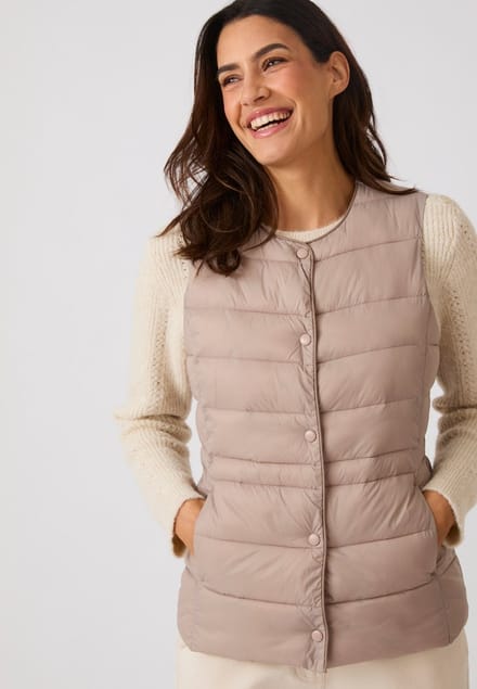 Damart - Mouwloze Thermolactyl bodywarmer - Dames - Grijs - 42-44 (M)