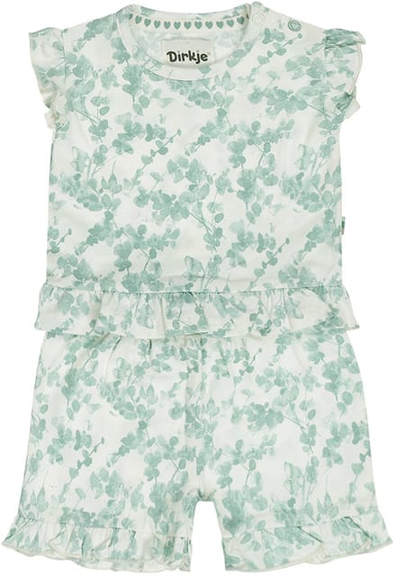 Dirkje Meisjes Kledingset - Off-white