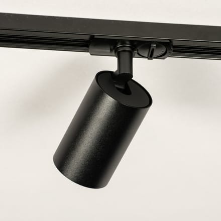 Lumidora Railspot 74941 - AREZZA - 3 Lichts - GU10 - Zwart - Metaal