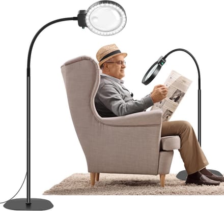 Vergrootglas met Verlichting - Loelamp - Vergrootlamp - Lezen
