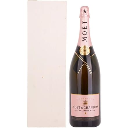 Moët Champagne Moët & Chandon Champagne ROSÉ IMPÉRIAL Brut 12,5% Vol. 3l in Holzkiste