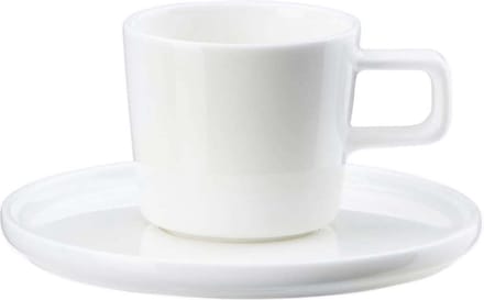 Asa Oco koffiekop en schotel 0.2L wit
