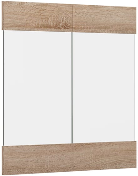 Vicco R-Line Keukenfront – 59.2 x 59 cm meubelfront voor de glazen hangkast Sonoma
