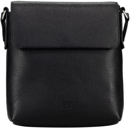 JOST Leren schoudertas Vika Shoulder Bag Black zwart