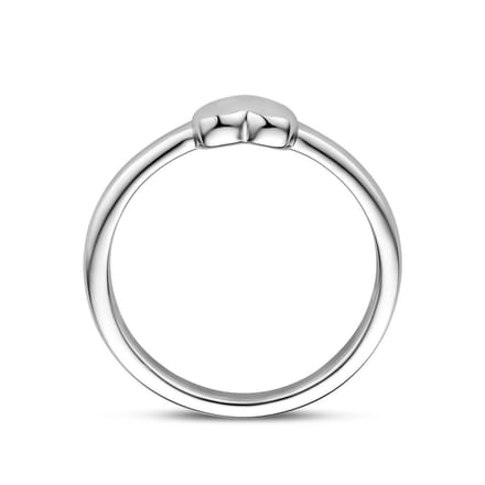 Gerhodineerd Zilver Ring Hart 1338081