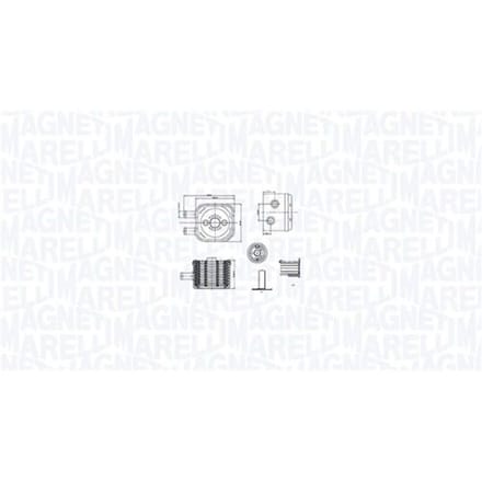 Olie radiator, motorolie MAGNETI MARELLI 350300003500