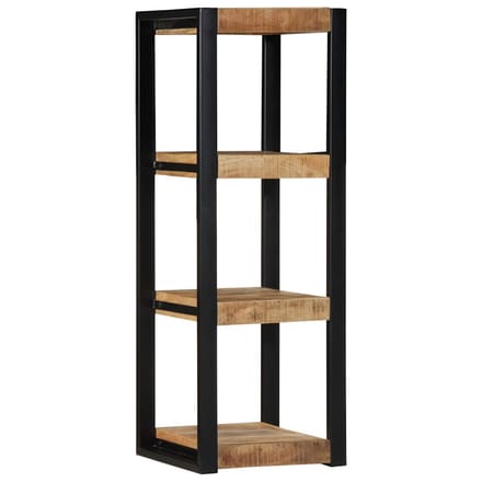 vidaXL - Wandschap - 35x35x100 - cm - massief - ruw - mangohout