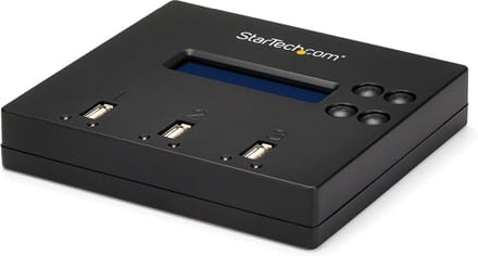 StarTech.com USBDUP12 1:2 Standalone USB 2.0 Flash Drive Duplicator and Eraser