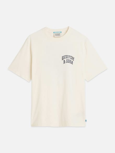 Scotch & Soda Front And Back Artwork Regularfit Tshirt