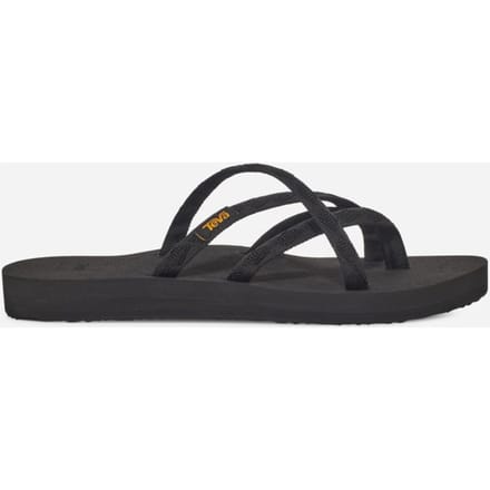 Teva Olowahu-teenslipper Sandalen in Mix B Black On Black voor Dames, Maat 38