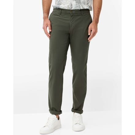 Brax Heren Chino  Style FABIO IN OLIVE Groen Olijf, groen - olijf, maat 42/32