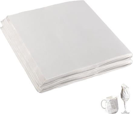 400 Vellen Wit Krantenpapier 30 x 61 cm voor Verhuizing, Inpakken van Breekbare Items en Creatieve Projecten