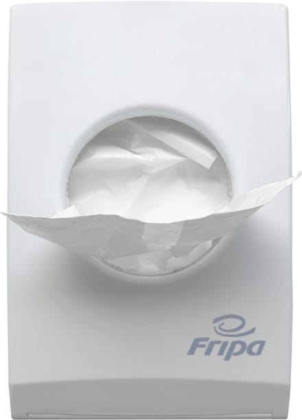Fripa Hygienezakjes dispenser, kunststof, wit
