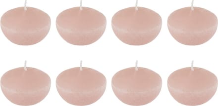 J-Line drijfkaars - roze - small - 4U - doos van 8