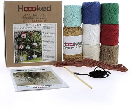 Hoooked DIY Haakpakket Kerstballen Wonderland
