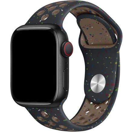2+2 | Apple Watch Bandje Fusion - Dubbel - Siliconen - Midnight Sky