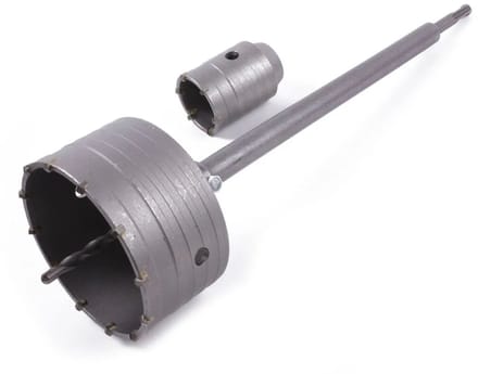 Komboren set verleng, 50 en 110mm, komboor gehard staal