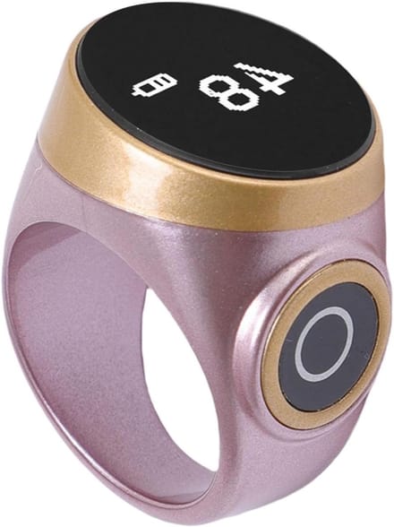 Digitale Smart Ring - Teller Ring - Dagelijks Gebruik - Aanraak Technologie - Verstelbaar - Rosé Goud