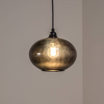 Opviq Hanglamp Gerookt 050 1-lamp glas Ø27cm