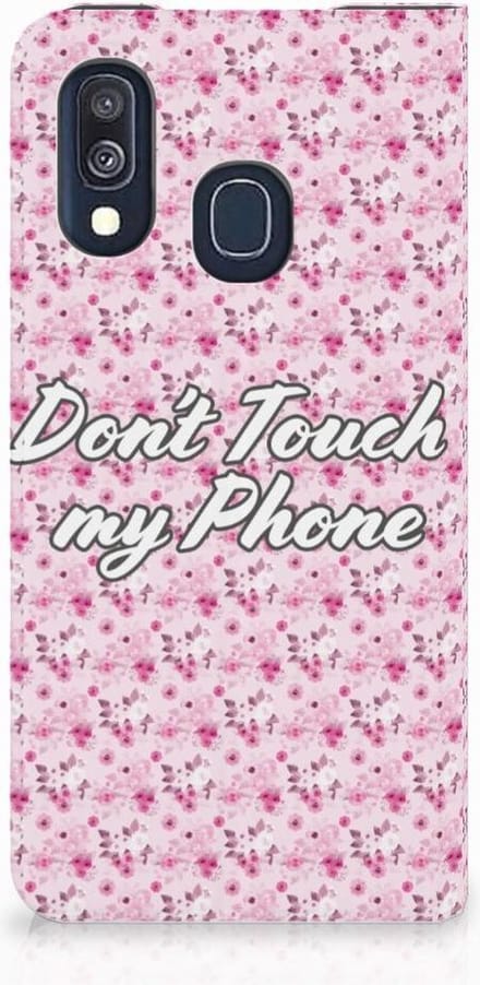 Samsung Galaxy A40 Design Case Flowers Pink DTMP