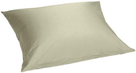 Yumeko kussensloop katoensatijn light olive 60x70 - Bio, eco & fairtrade - 1 stuk