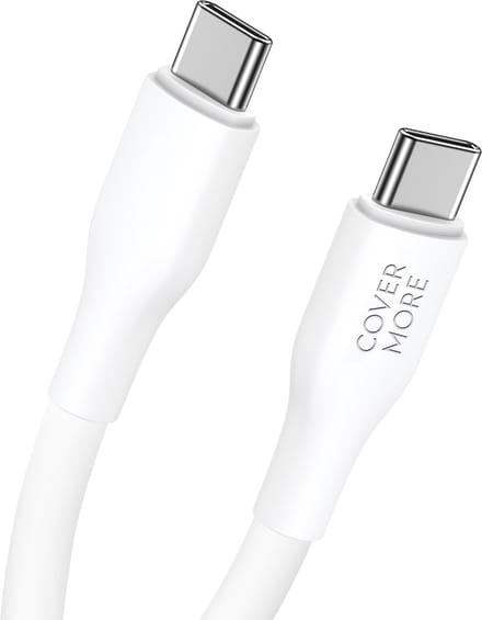 Oplaadkabel geschikt voor Samsung a53, a56, smartphone, tablet - Usb C kabel kort - Usb C naar usb C - Snelladen - Super fast charging - 1 meter - Wit