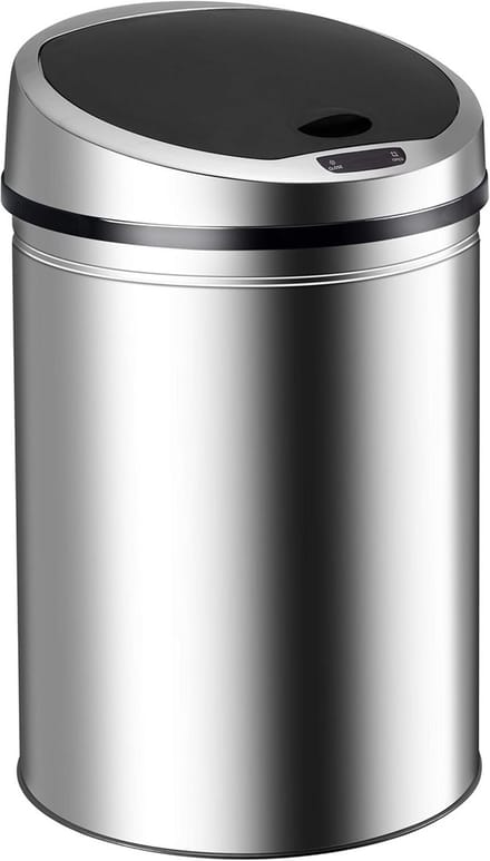 RVS Sensor Vuilnisemmer 60 Liter - Automatische Afvalbak met Bewegingssensor