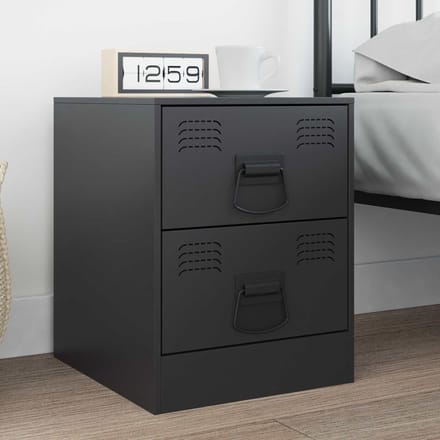 vidaXL Kast Handvatten Zwart 85 x 45 mm Metaal