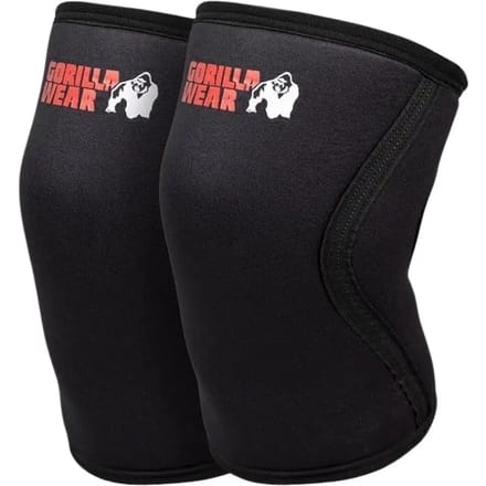 Gorilla Wear Knee Sleeves - 7mm - Zwart - M