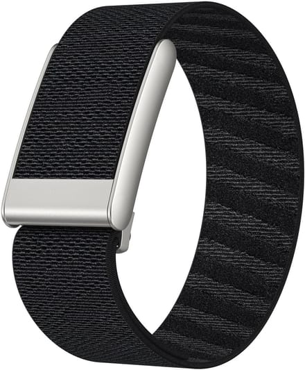 Strap-it Elastisch nylon bandje - geschikt voor de Whoop 5.0 (zwart)