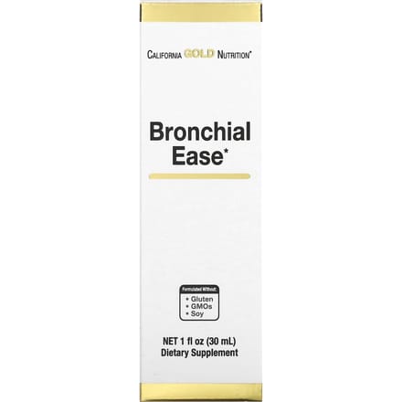Verlichting van Bronchiale Symptomen, Bevat Gepatenteerde Melange van Rauwe Osha Wortel, Toortsblad en Wilde Kersenschors, 30 ml (1 fl oz)
