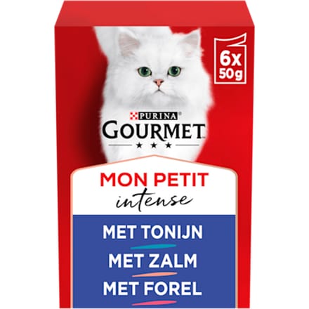 Gourmet Mon Petit - Vis - Kattenvoer - 6 x 50 g