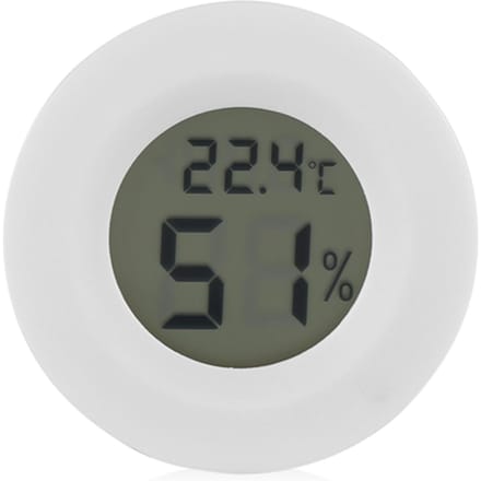 Digitale LCD Temperatuur Vochtigheidsmeter Thermometer Hygrometer voor Reptiel Huisdier white
