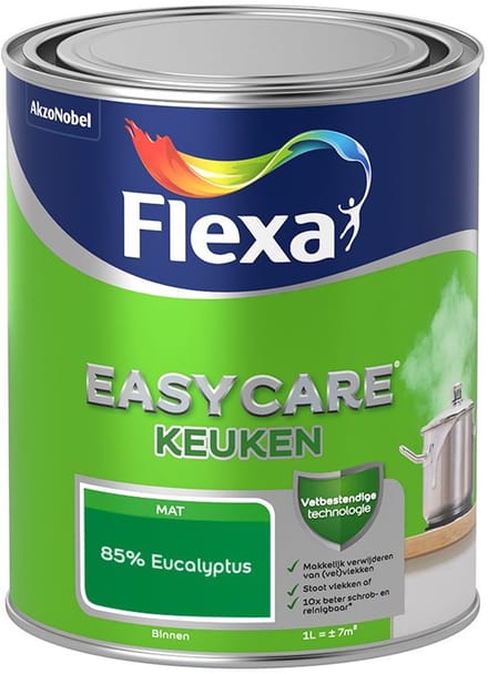 Flexa - Easycare Keuken - 85% Eucalyptus - Mengverf - 1 L