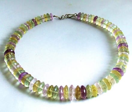 Collier met toermalijn