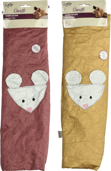 AFP Crumples Crinkle Cat Sack Gold